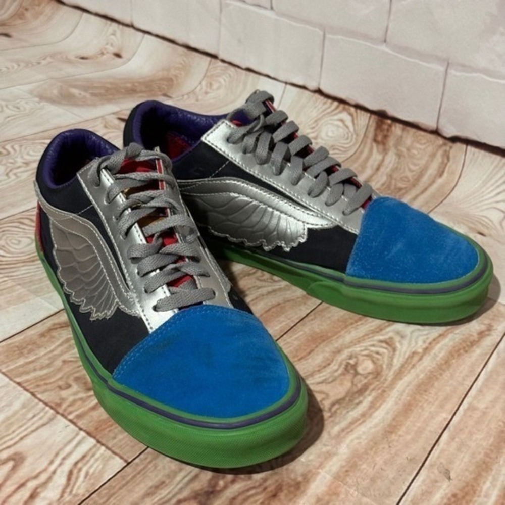 Vans Old Skool Marvel Captain America Wings Skate‎ Shoes Men - Picture 8 of 11